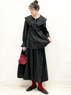 「アイテム（キャミソール）」を使った、maiさん（レディース・167cm）の秋コーディネート