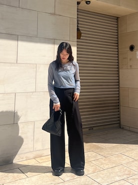 「CLEIO（クレイオ）のアイテム」を使った、とこさん（レディース・158cm）の秋コーディネート