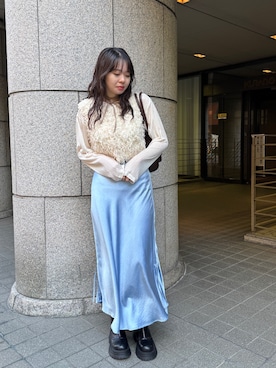 「CLEIO（クレイオ）のアイテム」を使った、とこさん（レディース・158cm）の冬コーディネート