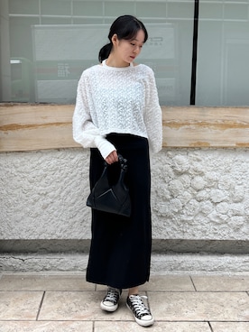 「CLEIO（クレイオ）のアイテム」を使った、とこさん（レディース・158cm）の秋コーディネート