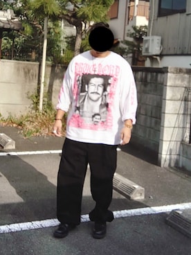 「アイテム（ブーツ）」を使った、90kumakumaさん（メンズ・175cm）の秋コーディネート