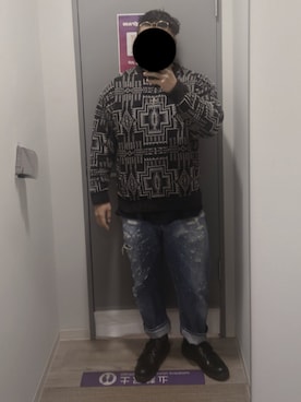 「アイテム（パンツ）」を使った、90kumakumaさん（メンズ・175cm）の秋コーディネート