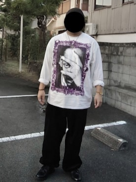 「アイテム（ブーツ）」を使った、90kumakumaさん（メンズ・175cm）の秋コーディネート