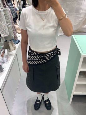 「SMELLY（スメリー）のアイテム（財布/小物）」を使った、ユウナさん（レディース・158cm）の秋コーディネート