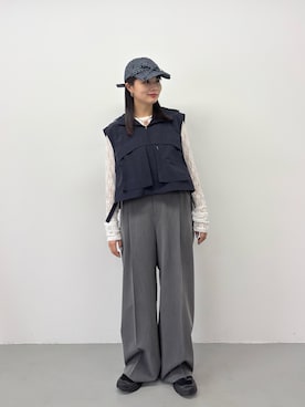 「EKAL（エカル）のアイテム」を使った、ユウナさん（レディース・158cm）の春コーディネート