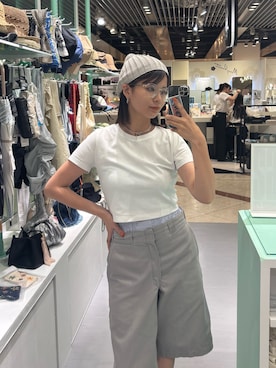 「ダテメガネ」｜ユウナさん（レディース・158cm）の秋コーディネート