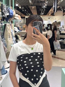「SMELLY（スメリー）のアイテム（財布/小物）」を使った、ユウナさん（レディース・158cm）の夏コーディネート