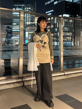 ユウナさん（レディース・158cm）の冬コーディネート