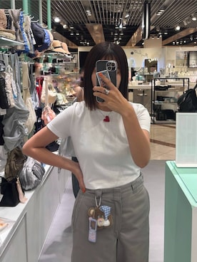 「キーホルダー」｜ユウナさん（レディース・159cm）の夏コーディネート