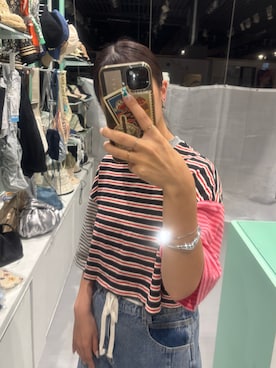 「アイテム（イヤリング）」を使った、yuuu1111naさん（レディース・158cm）の夏コーディネート