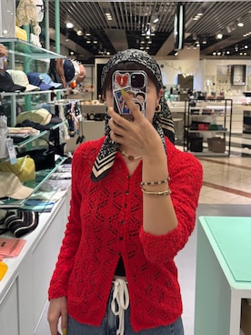 「SMELLY（スメリー）のアイテム」を使った、ユウナさん（レディース・158cm）の春コーディネート