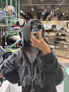 「アイテム（イヤーマフ）」を使った、ユウナさん（レディース・158cm）の秋コーディネート