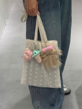 「SMELLY（スメリー）のアイテム（財布/小物）」を使った、yuuu1111naさん（レディース・159cm）の夏コーディネート