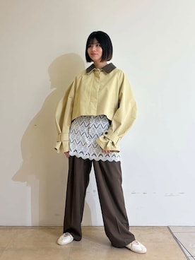 「kbf_ootd」｜「アイテム（その他アウター）」を使った、yuuu1111naさん（レディース・158cm）の冬コーディネート