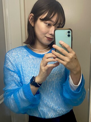 MAISON SPECIAL（メゾンスペシャル）の「シアーモヘアプルオーバー