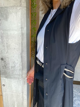 「HIROKO KOSHINO（ヒロココシノ）のアイテム（その他アウター）」を使った、yoandmiaさん（レディース・165cm）の秋コーディネート