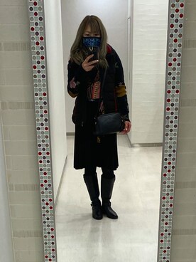 「Desigual（デシグアル）のアイテム（ジャケット/アウター）」を使った、yoandmiaさん（レディース・165cm）の冬コーディネート