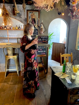 「Desigual（デシグアル）のアイテム（ワンピース/ドレス）」を使った、yoandmiaさん（レディース・165cm）の春コーディネート