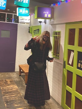 「Desigual（デシグアル）のアイテム（シャツワンピース）」を使った、yoandmiaさん（レディース・165cm）の冬コーディネート