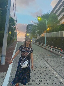 「Desigual（デシグアル）のアイテム（トップス）」を使った、yoandmiaさん（レディース・165cm）の夏コーディネート