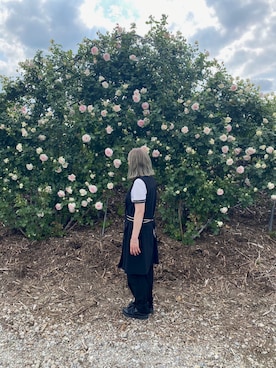 「HIROKO KOSHINO（ヒロココシノ）のアイテム（その他アウター）」を使った、yoandmiaさん（レディース・165cm）の春コーディネート