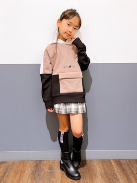 「おんなのこコーデ」｜「アイテム（その他）」を使った、yuuさん（キッズ・123cm）の秋コーディネート