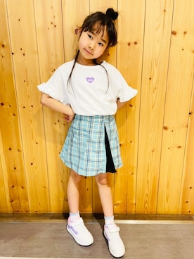 「Lee（リー）のアイテム」を使った、yuuさん（キッズ・120cm）の夏コーディネート