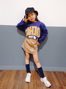 yuuさん（キッズ・123cm）の冬コーディネート