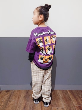「CAMP7（キャンプセブン）のアイテム」を使った、yuuさん（キッズ・123cm）の春コーディネート