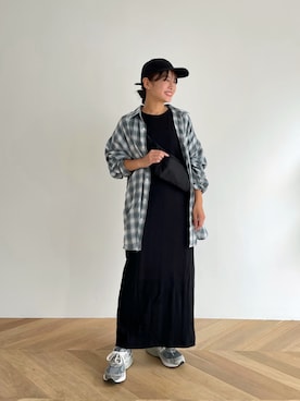 「CLANE（クラネ）のアイテム（帽子）」を使った、JOY☺︎さん（レディース・155cm）の秋コーディネート