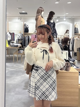 「INGNI（イング）のアイテム」を使った、harukaさん（レディース・155cm）の冬コーディネート