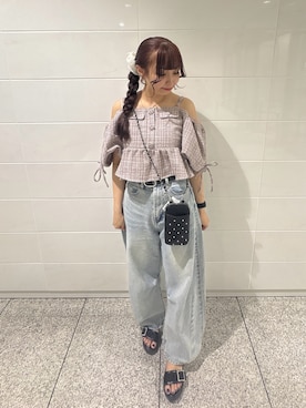 harukaさん(レディース・155cm)の夏コーディネート