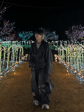 「INTER FACTORY（インターファクトリー）のアイテム（パンツ）」を使った、sesesenosedesuさん（メンズ・169cm）の秋コーディネート