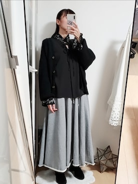 mmmm_さん（レディース・159cm）の冬コーディネート