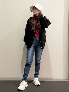 「Chapeau d' O（シャポードオー）のアイテム」を使った、RIKOさん（レディース・160cm）の春コーディネート