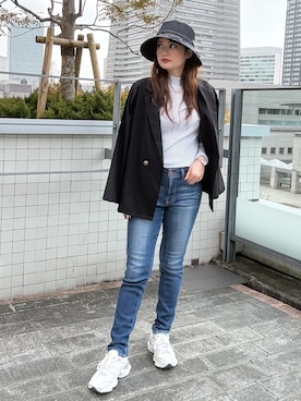 「Chapeau d' O（シャポードオー）のアイテム」を使った、RIKOさん（レディース・160cm）の春コーディネート