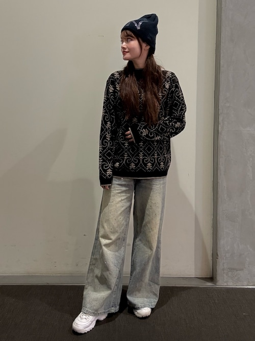 NEW ERA  BC BEANIE BIG RHINESTONE / ニューエラ