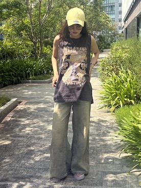 RIKOさん（レディース・160cm）の夏コーディネート