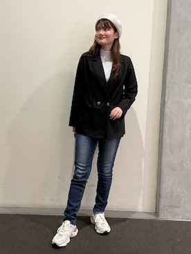 「Chapeau d' O（シャポードオー）のアイテム」を使った、RIKOさん（レディース・160cm）の冬コーディネート