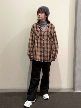 RIKOさん（レディース・160cm）の冬コーディネート