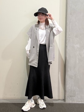「arth（アース）のアイテム」を使った、RIKOさん（レディース・160cm）の春コーディネート