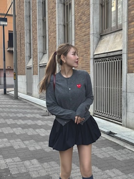岩下えみさんの（PLAY COMME des GARCONS | プレイコムデギャルソン）を使ったコーディネート
