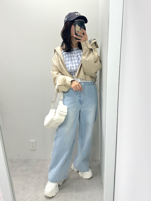 S/M展開】メニーリボンデニムパンツ 1041030060（デニムパンツ