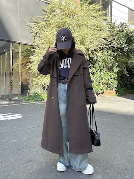 「OLIVE des OLIVE（オリーブデオリーブ）のアイテム（その他アウター）」を使った、s13_oliveさん（レディース・158cm）の冬コーディネート