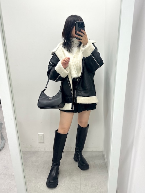セール】【S・M・Lサイズ展開】バックレースアップロングブーツ