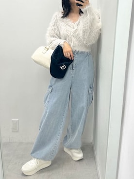 「OLIVE des OLIVE（オリーブデオリーブ）のアイテム（帽子）」を使った、s13_oliveさん（レディース・158cm）の秋コーディネート