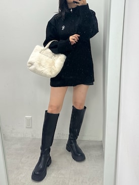 「OLIVE des OLIVE（オリーブデオリーブ）のアイテム（チュニック）」を使った、s13_oliveさん（レディース・158cm）の秋コーディネート