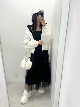 「OLIVE des OLIVE（オリーブデオリーブ）のアイテム（帽子）」を使った、s13_oliveさん（レディース・158cm）の春コーディネート