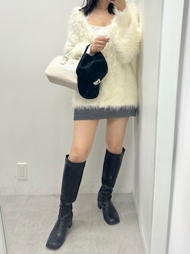 「OLIVE des OLIVE（オリーブデオリーブ）のアイテム（帽子）」を使った、s13_oliveさん（レディース・158cm）の秋コーディネート