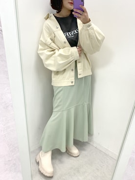 s13_oliveさん（レディース・158cm）の春コーディネート